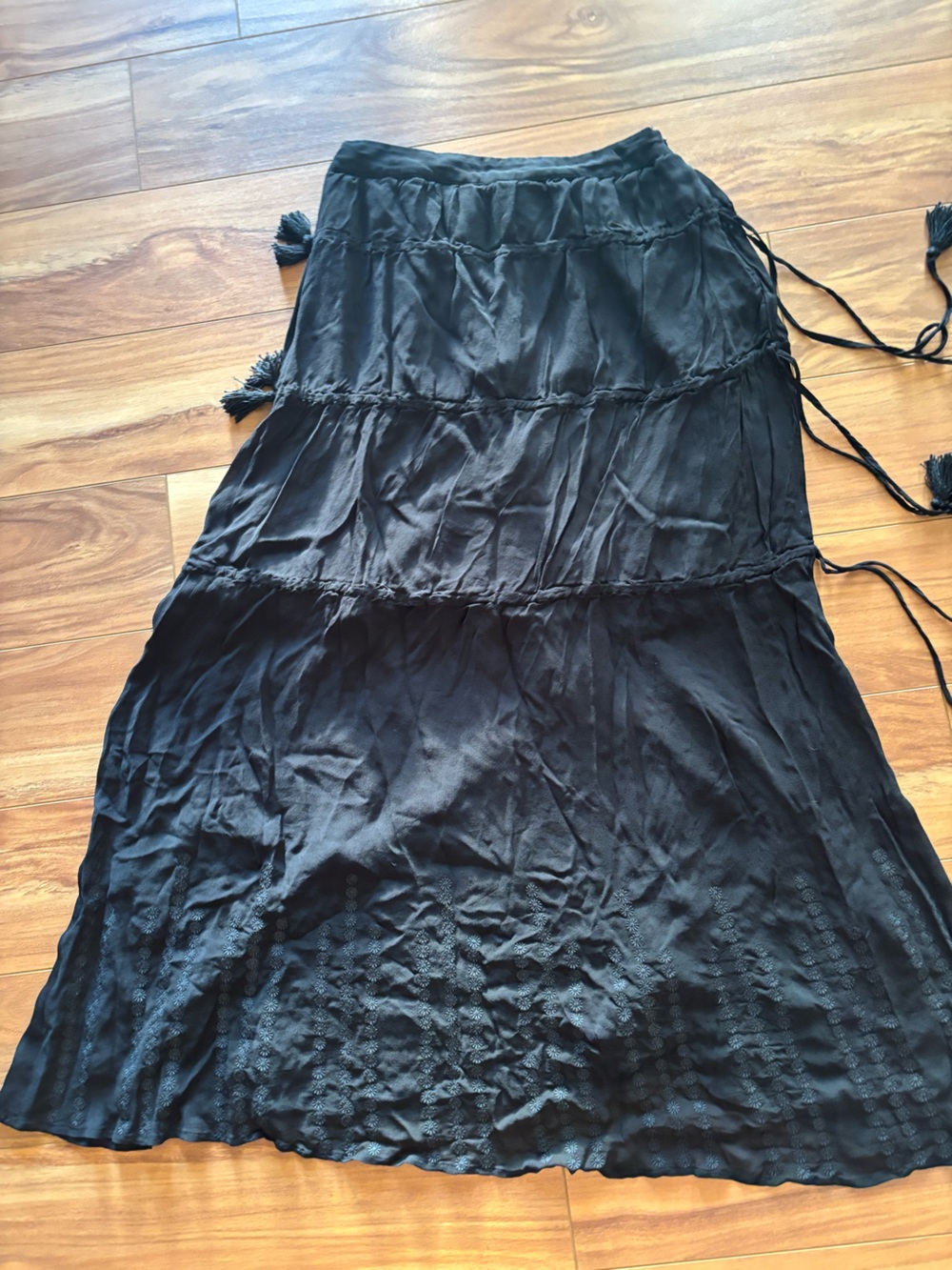 Hansen and Gretel sheer boho maxi skirt